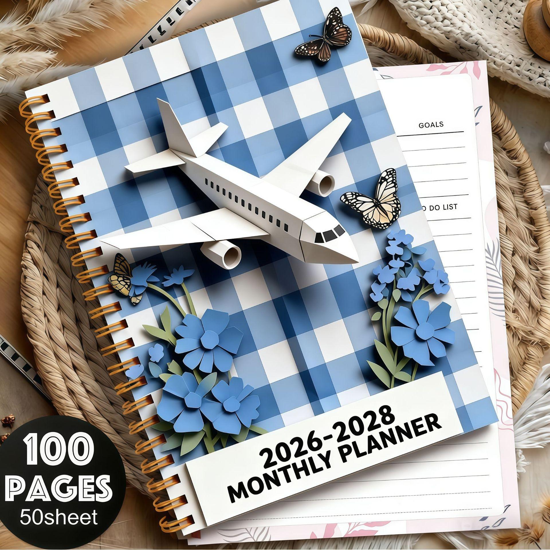 

26 years of schedule plan, notebook, coil book, explosive cute girly notebook