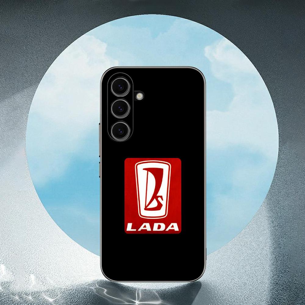 Cool Car L-la-Da Fashion Logo Design Phone Case For Samsung Galaxy S26 S25 S24 S23 S22 S21 Plus Ultra Note20 Soft Black