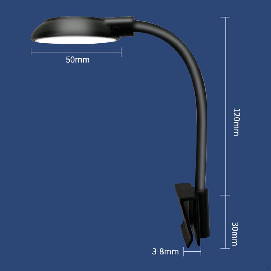 Aquarium Clip Light for Freshwater Plants Lightweight Illumination Solution