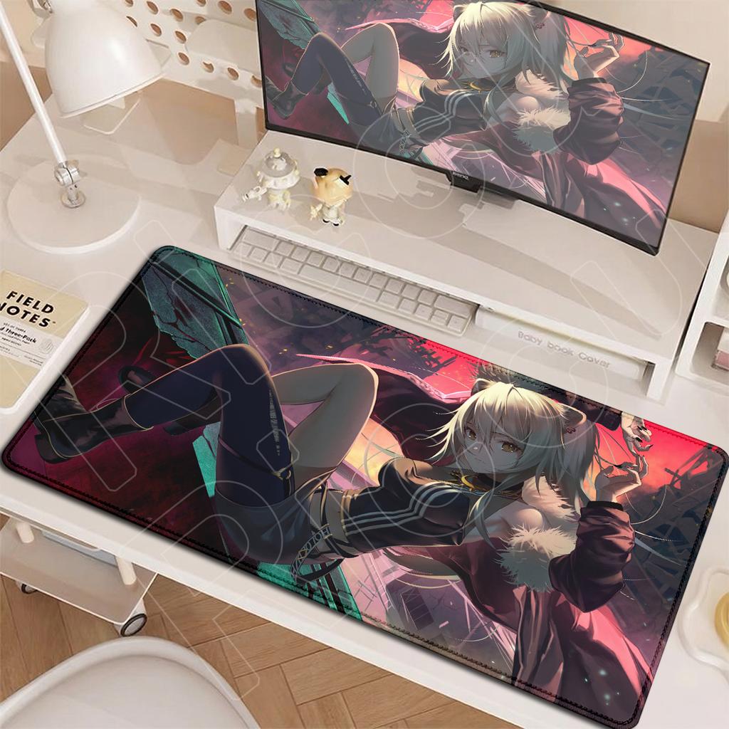 E-sport Game Large Non-slip Mouse Pad Washable Anime Desktop Carpet Hololive Kawaii Girl Shishiro Botan Mauspad Rubber Table Mat