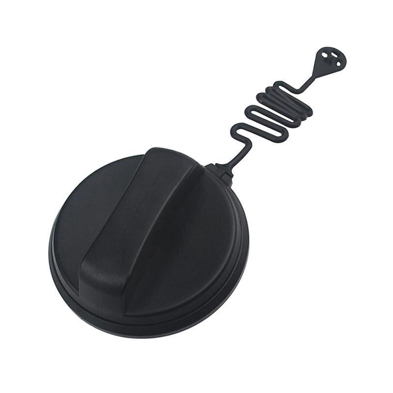 ABS Fuel Tank Cap with Tether for Ford Fiesta Focus KA,Black Gas Filler Cover Reduces Vapor Emission Car Replacement Part 1580852