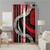 2Pcs Abstract Curtains Rod Pocket Design For Easy Installation Window Drapes For Bedroom Living Room Home Decor Window