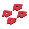 4 Stück 25lb Magnetischer Schweißpositionierer Edelstahl 45 Grad  90 Grad  135 Grad  180 Grad  Mehrwinkel