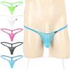 Mens G-String Bikini T-Back See Through Thong Low Rise Underpants