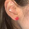 Rainbow doodle piercing (Red)