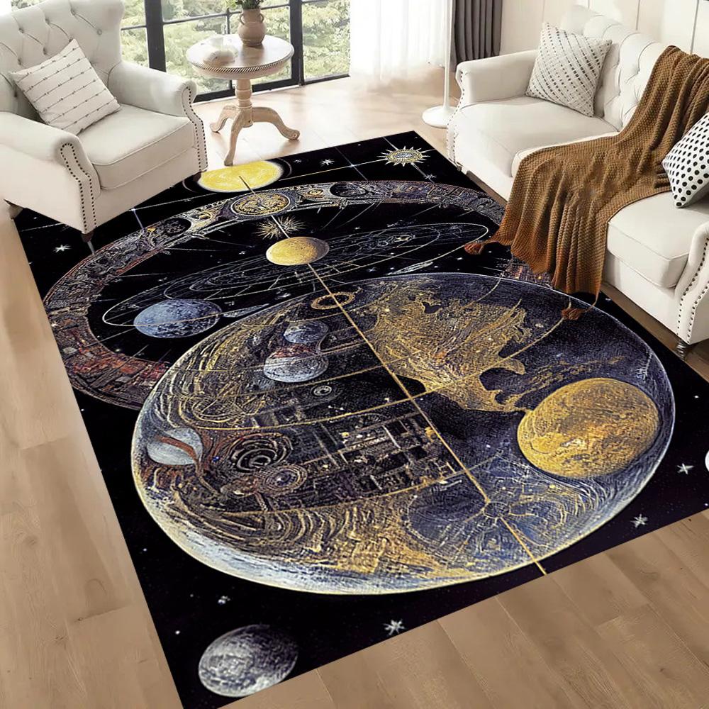 Cosmic Portal Exploration Floor Mats for Living Room, Bedroom and Room Decoration Are Suitable for Gifts.