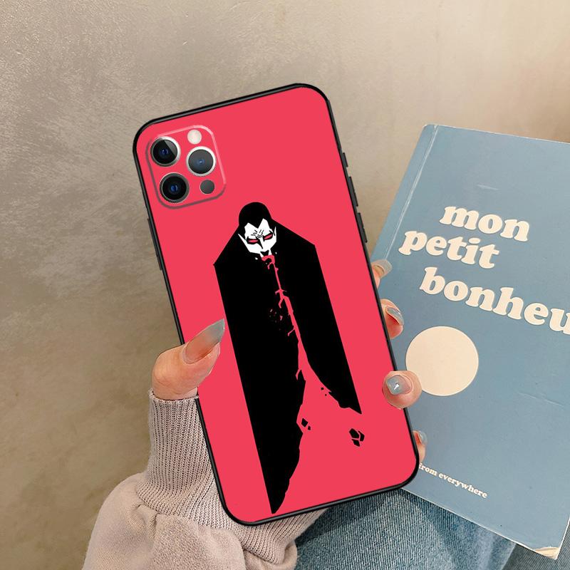 Dracula Phone Case For iPhone 11 12 13 14 15 16 Pro Max Back Cover For iPhone X XS Max XR Plus