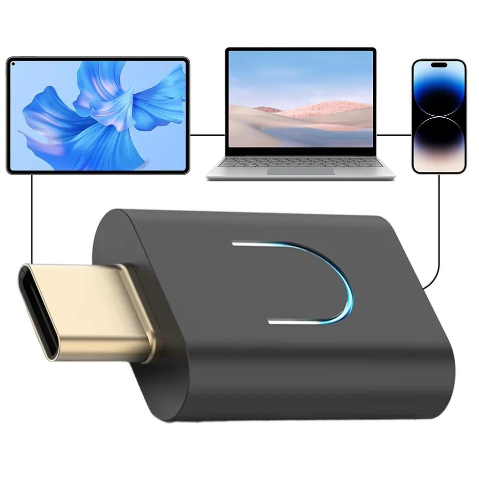 Bluetooth 5.4 Draadloze Audio Adapter Type-C APTX HD LL Lage Latentie Adaptieve Zender met Auracast Voor PS4 Notebook PC TV