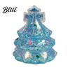 Stretchy Tree Toy Mini Christmas Squeeze Toy Stress Relief Glitter Xmas Fidget Clear Shape for Adults Kids Party Favor Squeezable