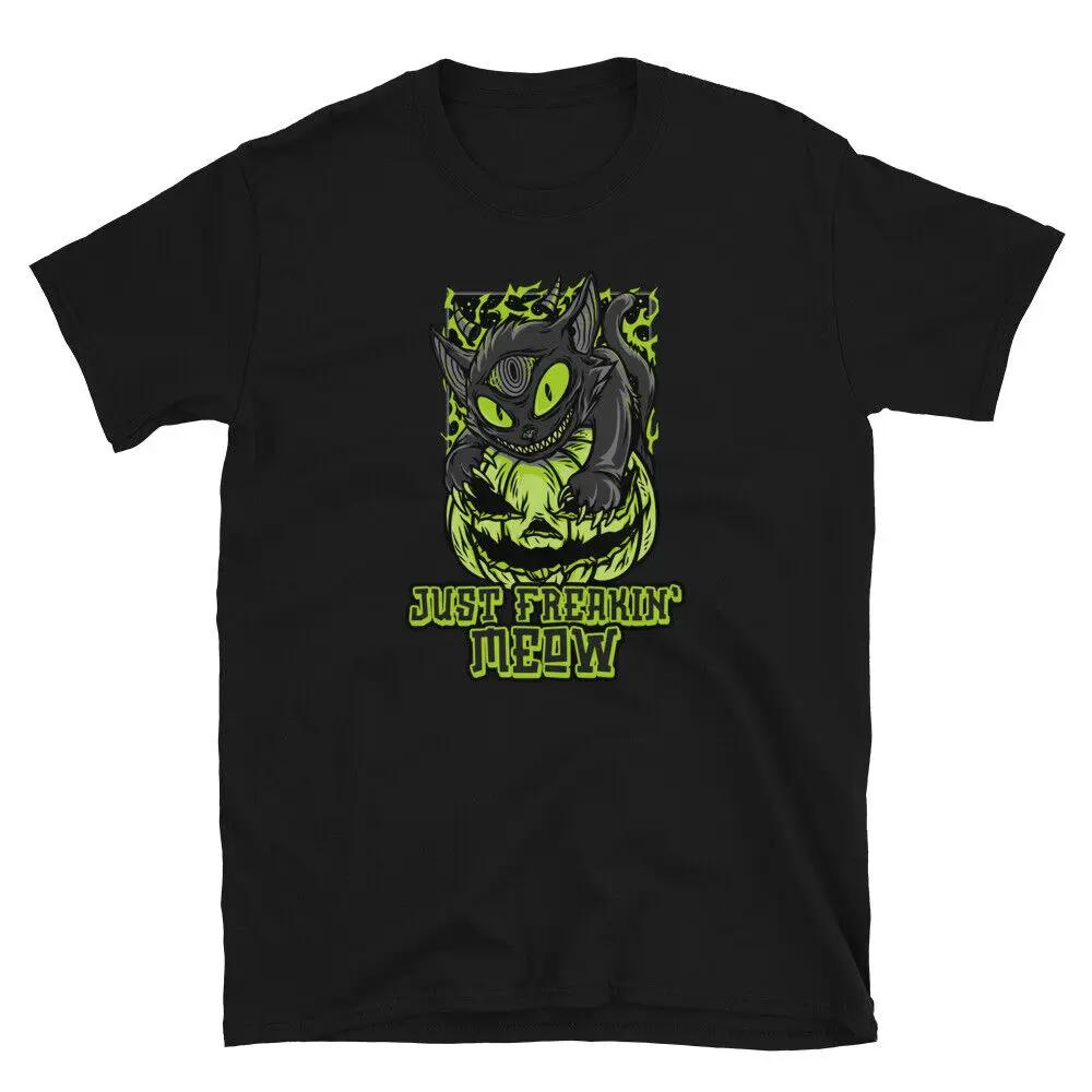 Halloween Scary Cat Trick Or Treat Halloween Short-Sleeve... S