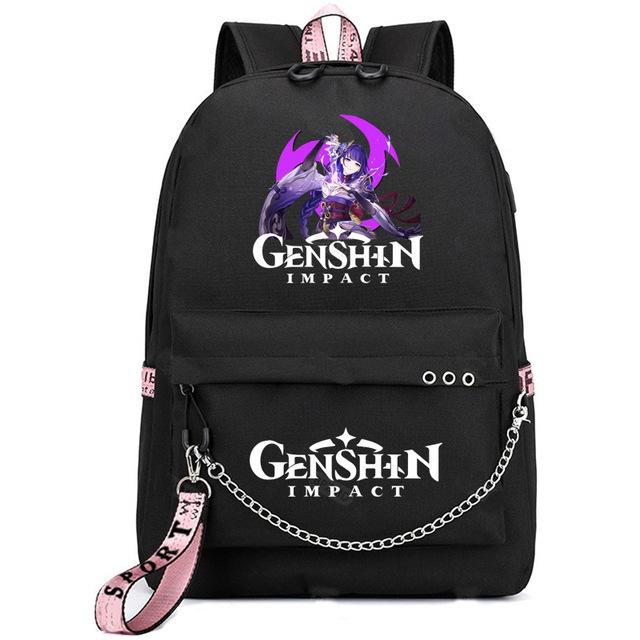 School Season Animation Student Schoolbag, Printed Peripheral Large-Capacity Backpack