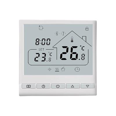 WiFi Smart Thermostat 5+2 Programmable 3A Water Heating Tuya Voice Control Thermostat DIY Install LCD Display Smart Temperature