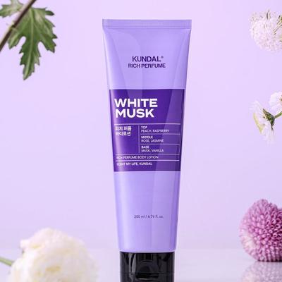 Reichhaltige Parfümierte Körperlotion 200 ml Weißer Moschus