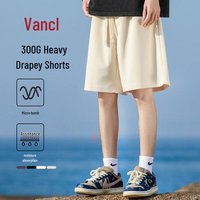 VANCL Men s Summer Loose Textured Knee-Length Sports Shorts XL