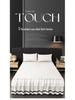 Brushed Double-Layer Solid Color Elastic Lace Ruffle Bed Skirt Full-Size Mattress Cover