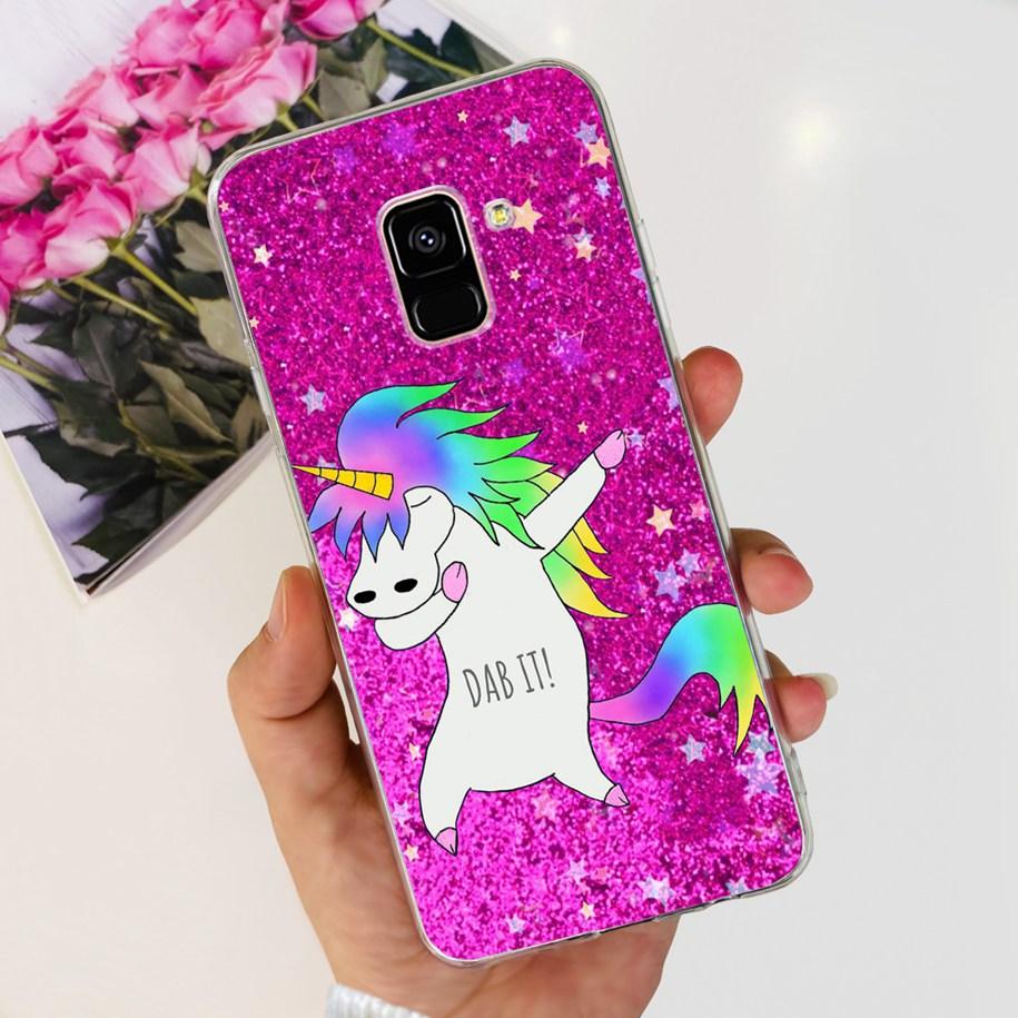For Samsung Galaxy A6 A8 Plus Case 2018 Case Fashion Butterfly Soft Clear TPU Phone Cover For Samsung A6+ A8+ A 6 A 8 2018 Funda