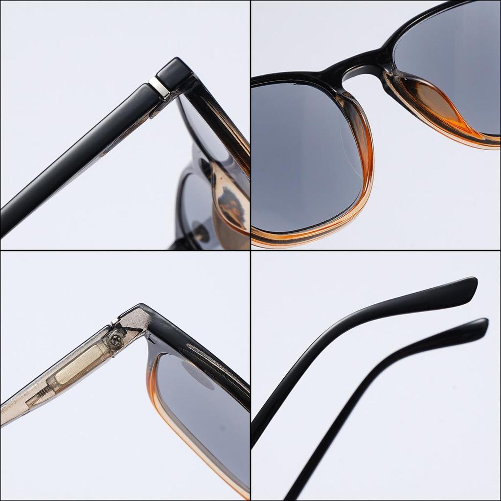 B8200-T HD Okulary do czytania z filtrem UV i zausznikami na sprężynkach - Stylowe okulary przeciwsłoneczne