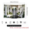 2D Classic Column Waterfall Wall Tapestry Archway Landscape Background Cloth