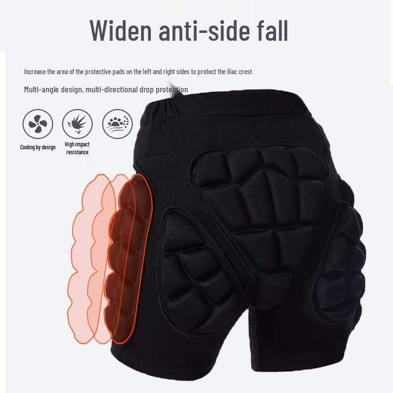 OLOEY Winter Skiing Hip Pad Shorts