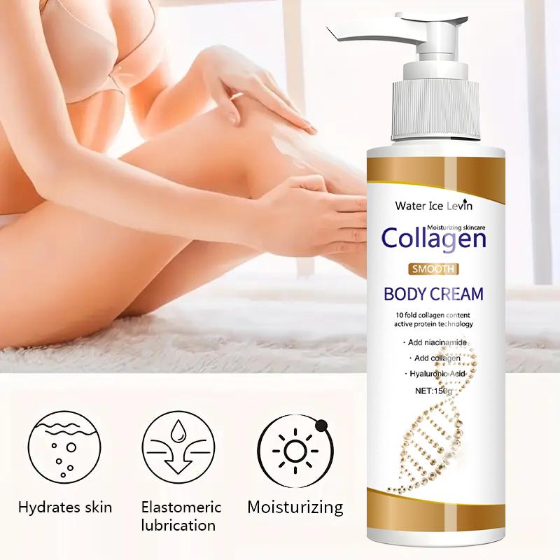 Crema Rassodante Idratante al Collagene, Adatta a Tutti i Tipi di Pelle, Unisex, Rende la Pelle Più Liscia, Soda e Giovane