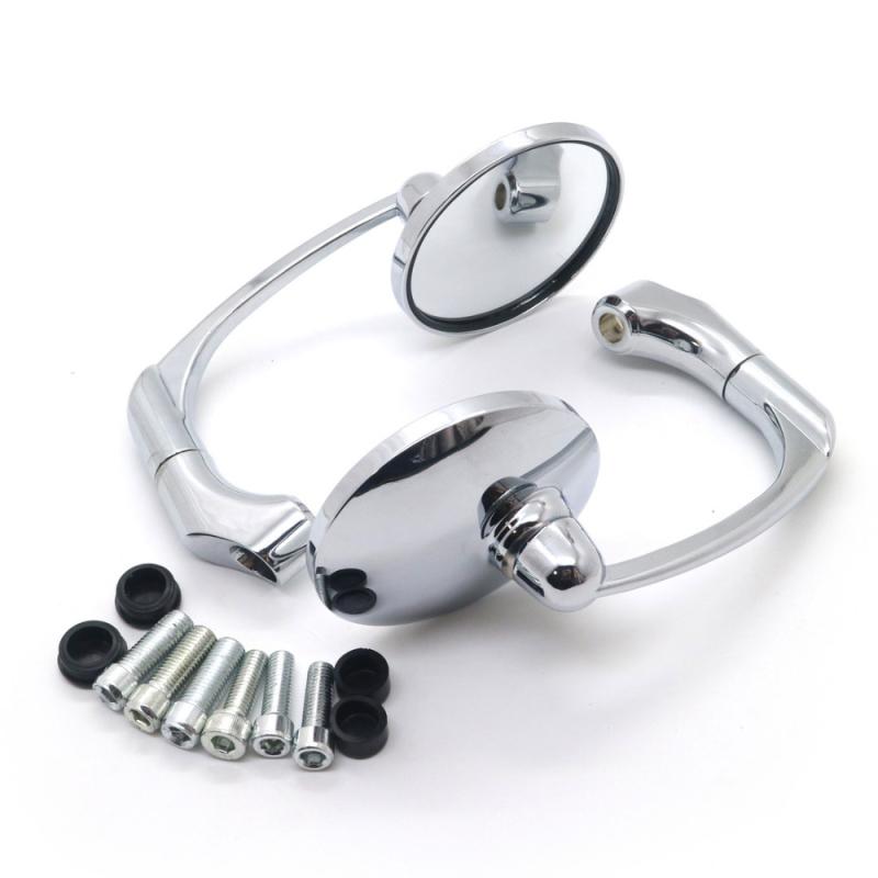 8mm 10mm univerzální motocyklové zrcátko kulatý tvar zpětné zrcátko zrcátko na konci tyče