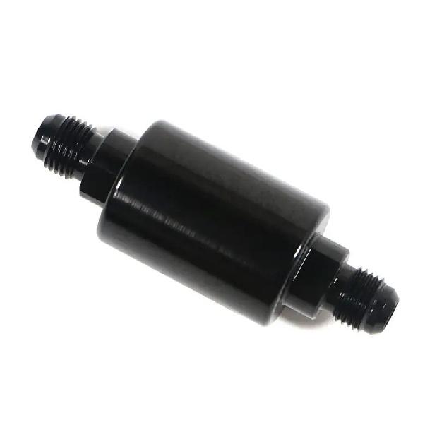 Universal -6AN Inline Fuel Filter High Flow 100 Micron Cleanable AN6 6AN