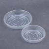 10Pcs  Round Flower Pot Tray Clear Desktop Plant Saucer Plastic Trash Storage Flower Pot Base Home