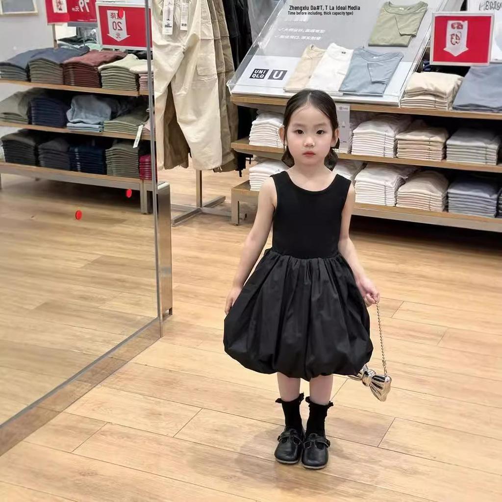 Summer 2025 Black Heart Tulle Cutout Dress with Sweetheart Neckline & Short Sleeves