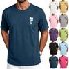 Men's Hawaiian Print Casual Crew Neck T-Shirt Breathable Quick Dry Short Sleeve Tee for Sports and Outdoor Activities