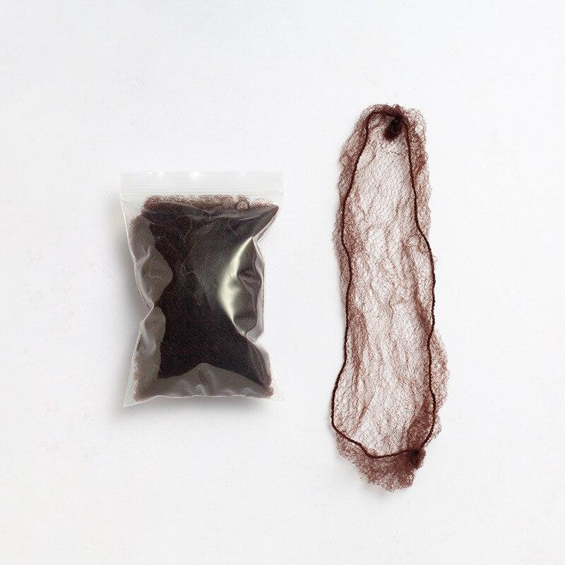 20 teile/beutel Einweg 5mm Nylon Haarnetz Haarnetze für Perücken Weben Unsichtbare Nahtlose Tanzen Haarnetz für Dutt Haar Styling Werkzeuge