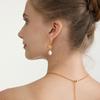 Youthway Elegant Star Freshwater Pearl Drop Earrings For Women  Gold Plated Stainless Steel Earrings Simple Fashion Jewelry