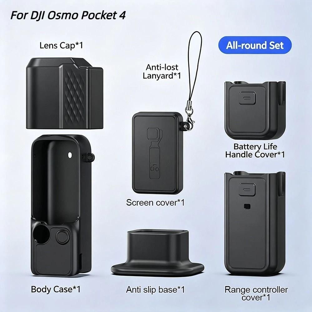 Soft Protective Case Silicone Lens Protector for DJI Osmo Pocket 4 Camera Accessories