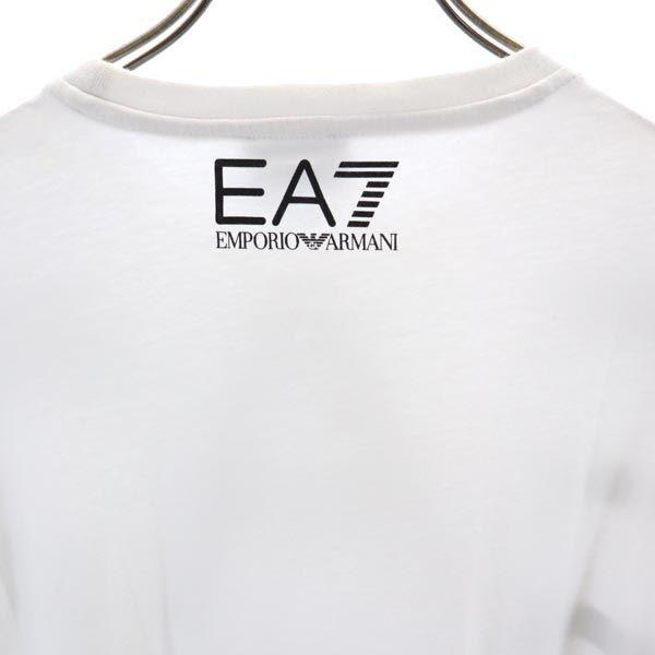Emporio Armani Tričko s krátkym rukávom s potlačou loga S Biela farba Pánske Použité