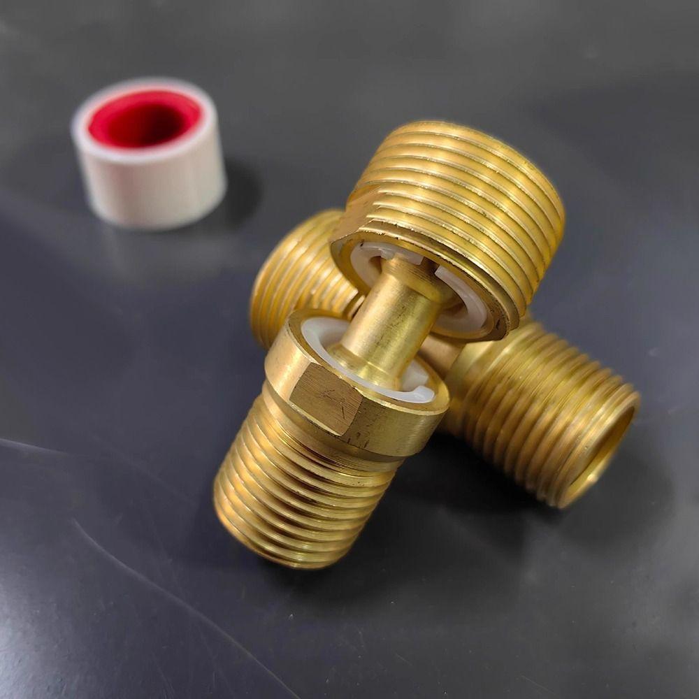Copper Angled Curved Foot 360° Rotatable Angle Adjustment Shower Faucet Adapter Wall Mounted Lengthened Eccentric Screw Corner