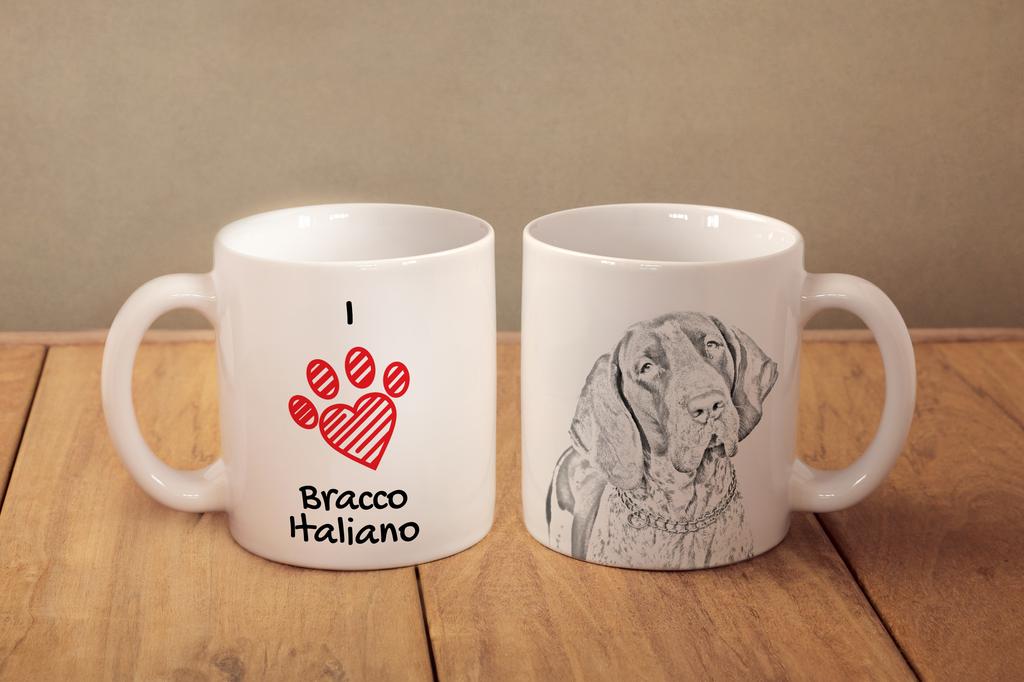 Bracco Italiano - Cup with a Dog, Cute Cup with Graphics, a Gift with Your Photo from the Art-Dog Brand