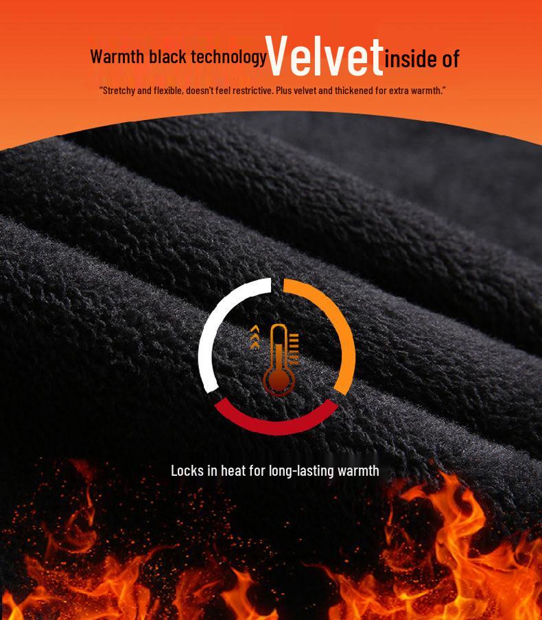 High-Waisted Leather Patch Wide-Leg Fleece-Lined Denim Pants for Women - 2026 Winter Style, Slimming and Warm Floor-Length Design.