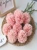 6Pcs Artificial Ball, Chrysanthemum, Embroidered Ball, Wedding Decoration, Home Vase, Decoration, Dining, Living Room, Bedroom,