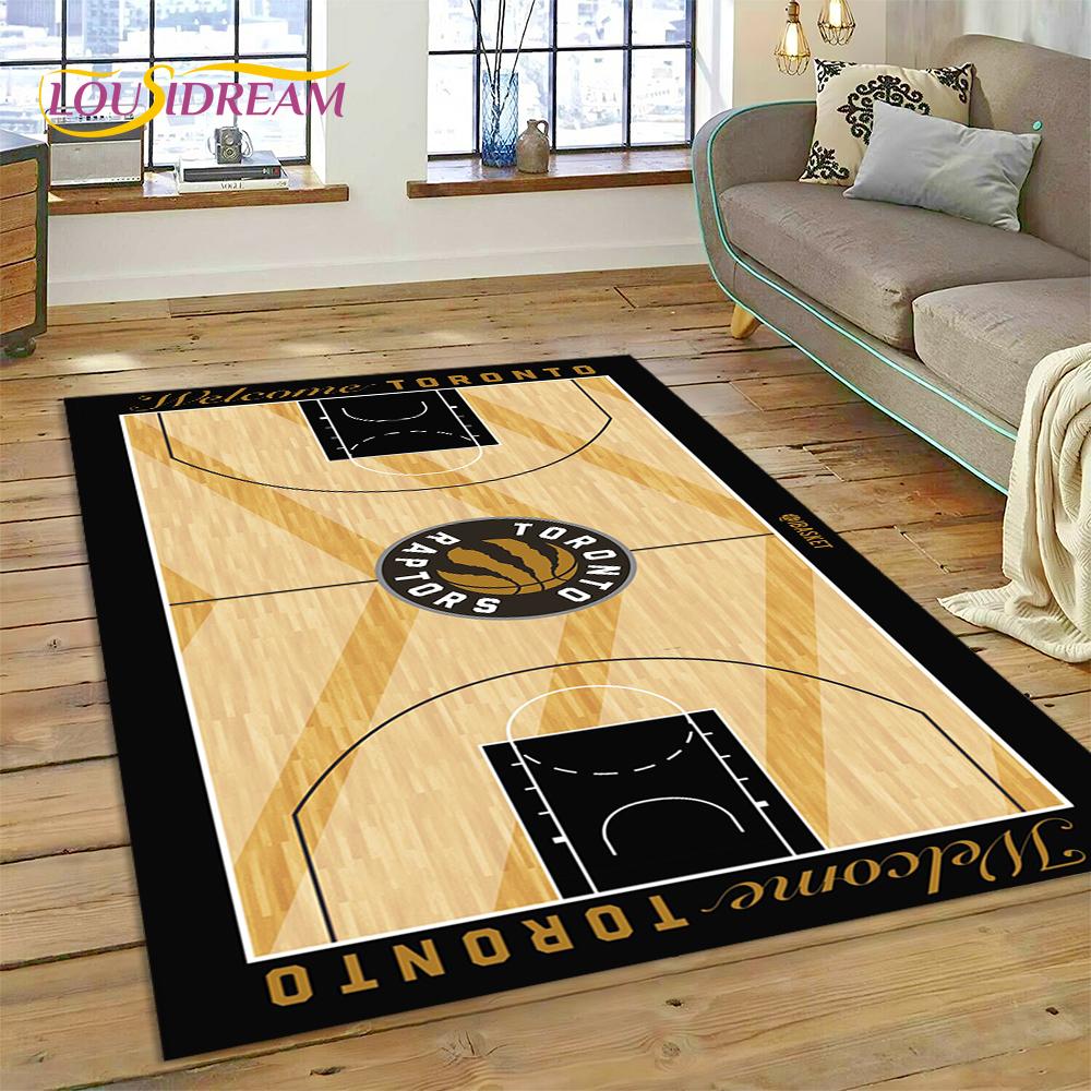 3D America Basketball Court Team Customized Rug Carpet for Living Room Bedroom Decor,Non-slip Decoration for Sofa Doormat Gift