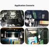 JEYI N80 M.2 NVMe SSD Heatsink 2280 Cooling Aluminum Pad Thermal Silicone Gel Heat Sink for PC- Black