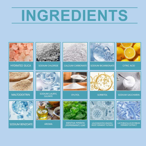 Teeth Cleaning Tablets for Fresh Breath and Oral Hygiene - Gentle Mint Flavor, Travel-Friendly Dental Care Solution for Adults (1 Piece)