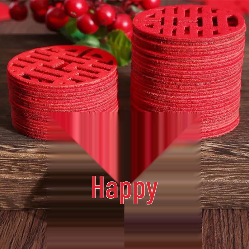 Red Double Happiness Wedding Scattering Decorations