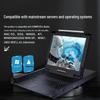 17-inch Rackmount KVM Switch with Integrated LCD