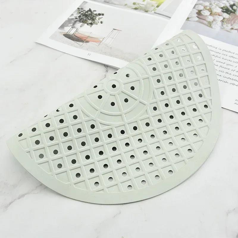Kitchen Table Anti Slip TPR Sink Mat - Heat Insulation Dish Protector Non Slip Bathroom Accessories Useful Home Decor