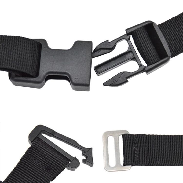 Wears Resistant Scubas Diving Underwater Webbing Sidemount Buckle Diving Backmount Fixed Strap Backpacks Chest Strap