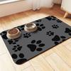 Pet Cat and Dog Feeding Diatomaceous Earth Mat, Anti-splash Mat, Water-absorbent and Quick-drying Home Mat
