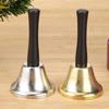 2-6PCS Santa Claus Handbell Metal Christmas Hand Bell Christmas Decoration Supplies Xmas New Year Party Celebrate Rattle