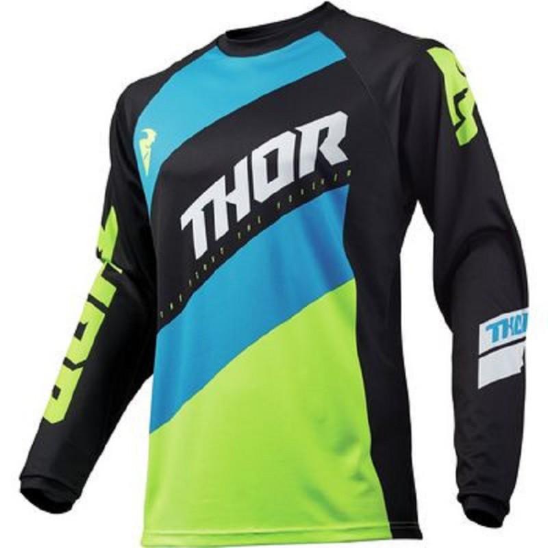 Herren Langarm Motorrad-Fahrtrikot Off-Road Dirtbike Touren UV-Schutz Schnelltrocknend