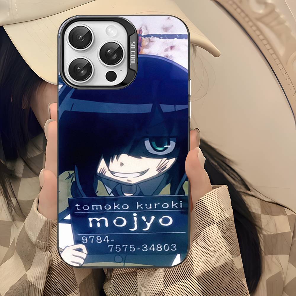 Watamote K-Kuroki T-Tomoko Phone Case For IPhone 17 16 15 14 13 12 11 Pro Max Color Black Matte Cover