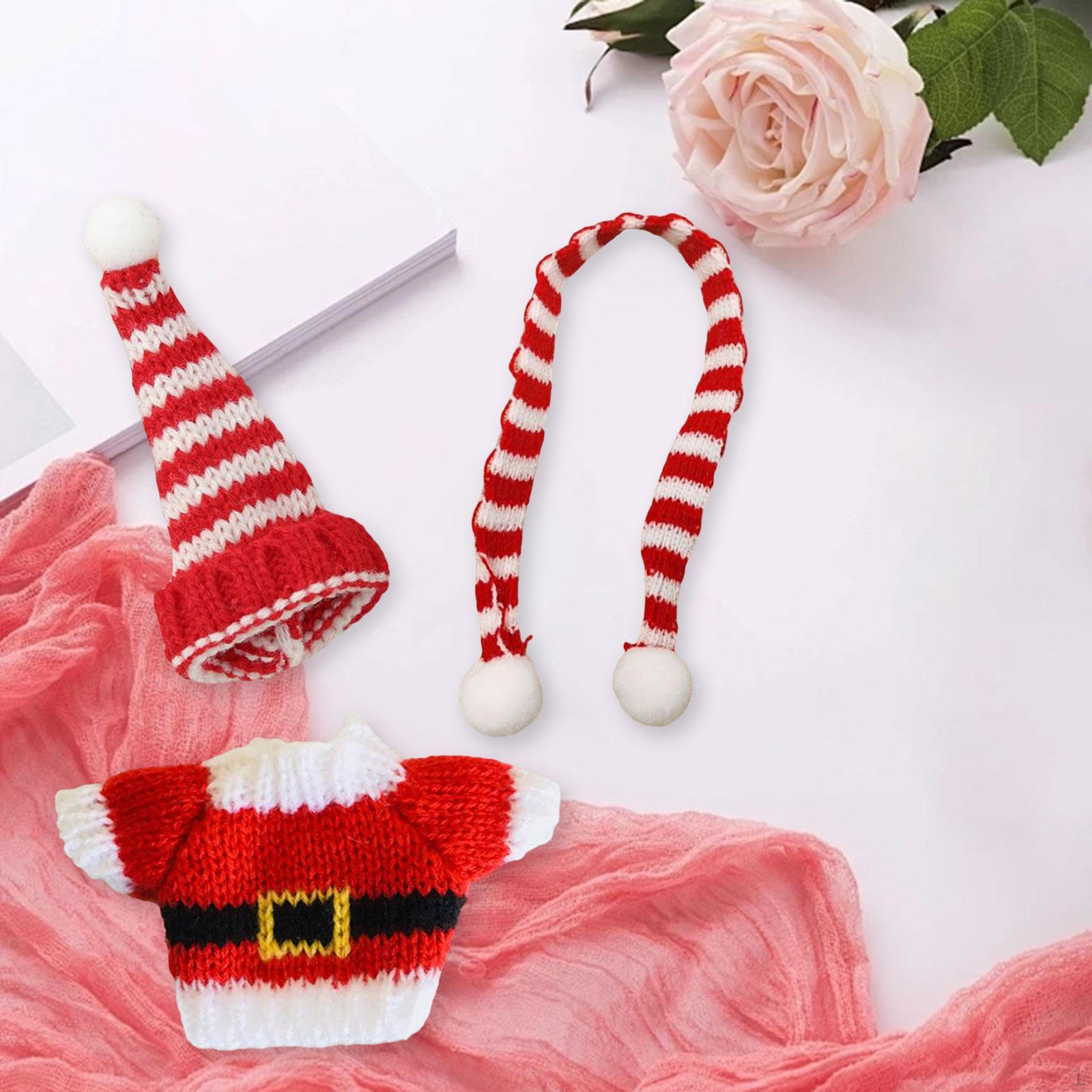 

Кукла свитер одежда комплект наряды шарф шапка наряд зимняя одежда аксессуары девочка Red Belt Sweater