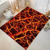 Flame Style Printed Carpet for Home Decor Suitable for Use As an Anti-slip Game Mat for Living Room and Bedroom Sofas